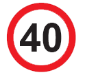 Speed Limit: 40
